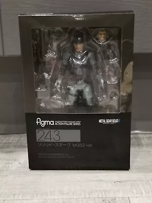 £35 • Buy Figma Metal Gear Solid 2  RARE MGS2 Solid Snake Figure #243 (Max Factory)