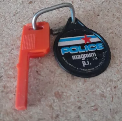 RARE! Vintage Kidco 1980 MAGNUM PI Police Squad Car - Original Key • $17.99