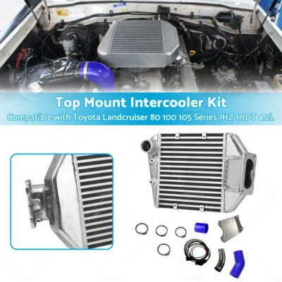 Intercooler Kit Suitable For Toyota Landcruiser 80 100 105 Series 1HZ 1HDT 4.2L • $310.59