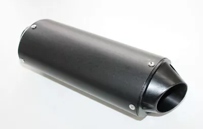 28mm Matt BK Alloy Exhaust Muffler 125c 140cc 150cc PIT Trail Dirt Bike • $19.95