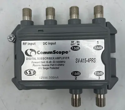 CommScope SVA154PRS 4 Port Digital Subscriber Amplifier & Low Pass Filter • $13.99