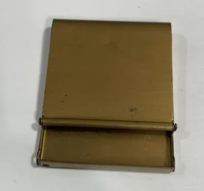 Vintage Match Book Cover Holder Case Brass • $22.99