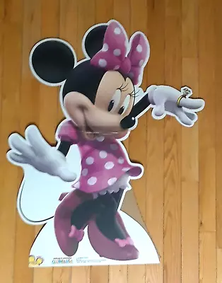 Disney Minnie Mouse Cardboard Stand Up 41  Standee Birthday Party Used (Creased) • $16