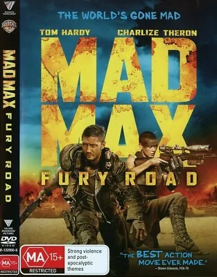 Mad Max: Fury Road DVD (Region 4) VGC Tom Hardy • $7.16