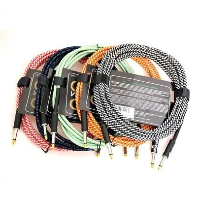 1X Fender Guitar Cable Wire Line Bass Electric Box Audio Cable Noise Reduction • $19.18