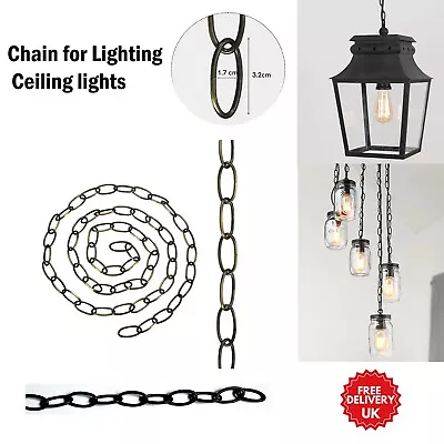 Chandeliers Light Chain 32mm X 17mm Lighting Ceiling Lights Pendant Light • £2.89