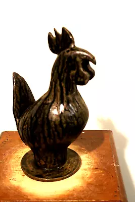 Wayne Hewell   Rooster Chicken  Pottery Folk Art  10'5 T X 6'' W • $125