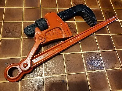 Vintage RIDGID 60  Compound Leverage Super Eight Wrench 8  HEAVY DUTY • $699.99