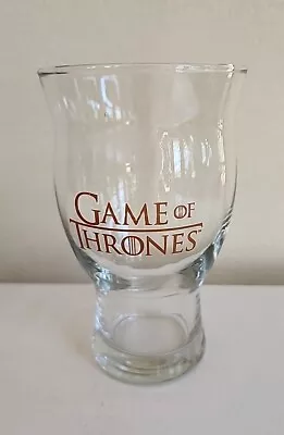 Game Of Thrones Pilsner Clear Glass Goblet 6  Tall • £14.24