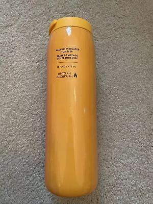 $0.99 • Buy NEW STARBUCKS 16 Oz. ORANGE & PINK STAINLESS VACUUM INSULATED TUMBLER
