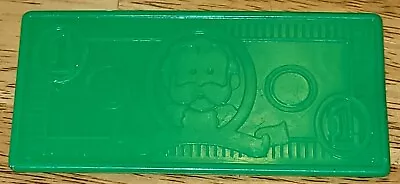 Vintage Fisher Price Toy Cash Register Green 1 Dollar Bill Rare Fun With Food  • $15.63