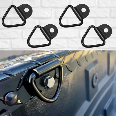 2  D-Ring Bolt On Truck Pick Up Bed Cargo Tie Down Anchors Strap Hook Clip 4 Pcs • $16.49