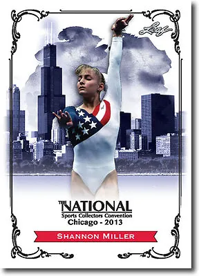 SHANNON MILLER - 2013 Leaf National Convention PROMO  USA Olympic Gymnast Card • $3.95