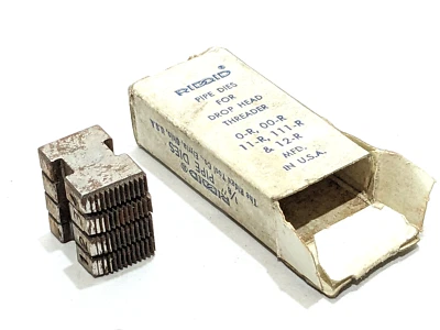 $10 • Buy RIDGID 1/8  Pipe Threading Dies 12-R 00-R 111-R O-R 11-R 30-A 31-A Threaders