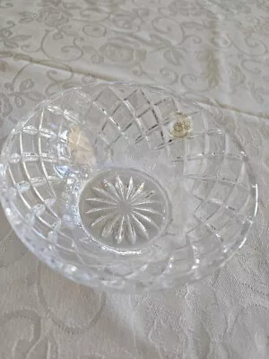 Vintage Lenox Crystal Diamond Bowl W/Sticker And COA • $8.99