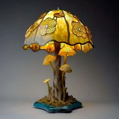 £15.07 • Buy Glass Decorative Lighting Desk Lamps Bedside Lamp Night Light Table Lamp