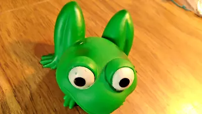 Vintage Green Squeaky Frog 4  Tall • $4