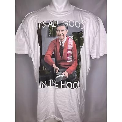 Mister Rogers’ Neighborhood T-Shirt It's All Good In The Hood Men's LARGE NWT • $29.99