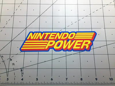 Nintendo Power Video Game Magazine Logo Decal Sticker 80s 90s Mario NES SNES N64 • $4.99