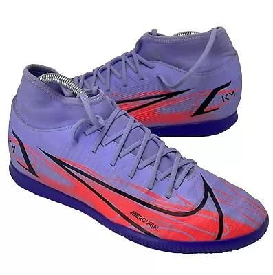 Nike Mercurial Superfly 8 Club Km Flames IC Indoor Soccer Shoes MEN 9.5 / EU 43 • $49