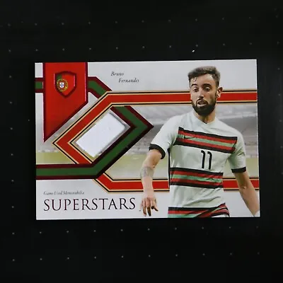 Bruno Fernandes 4/7 Match Worn Patch 2019 Man Utd 2021  Futera Unique Superstars • £70