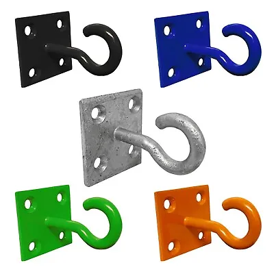 Hook On Plate 2/4/10 Pack Rope Chain Tether Hook Horse Stable Tack Room • £12.99