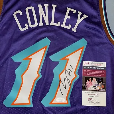 Mike Conley Utah Jazz Signed / Autographed Jersey Jsa Coa Nice!! • $129.95