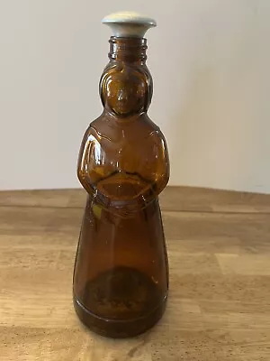 Mrs. Butterworth Glass Bottle Amber With Laundry Shaker Lid • $15