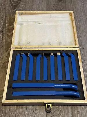 £4.09 • Buy 12mm Metal Lathe Tool Set Carbide Tip Cutting Turning Tool Set Bit