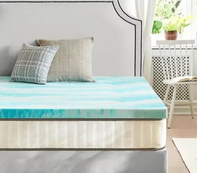 BEST PRICE Brand New 3  KING Size Gel Infused Memory Foam Mattress Topper • $72.99