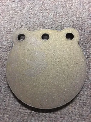 A36 Steel Target Gong 8  X 5/8  Three Hole Pistol Plate IDPA! WITH FREE HOOKS! • $26