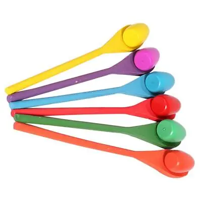 6 Egg And Spoon Race Game Party Favor For Kids Outdoor Game Partiee Supplies • £15.79