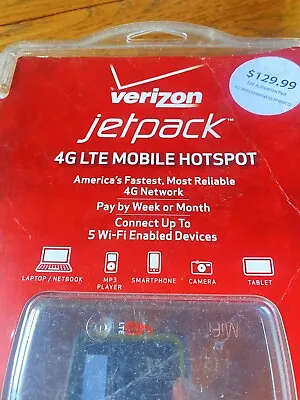 Verizon Jetpack 4510L 4G LTE Mobile Hotspot MiFi New/sealed Package • $45