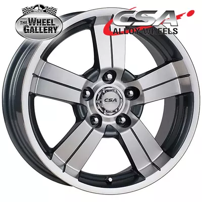 CSA Edge 16x7 5/120 38P Gunmetal Machined Face Set Of Alloy Wheel Wheels • $956