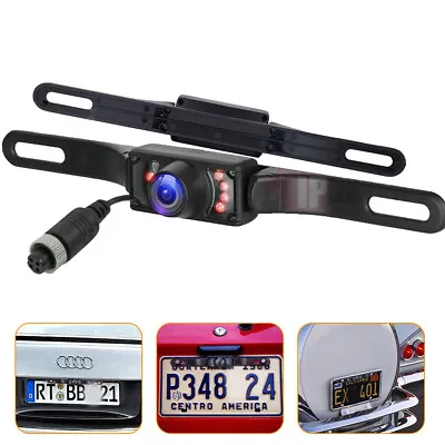 4PIN Car Backup Rear View License Parking Camera Night Vision 12-24v For Trailer • $19.90