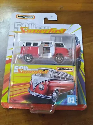 MatchBox 50th Superfast '59 VW 23 Micro Bus • $15