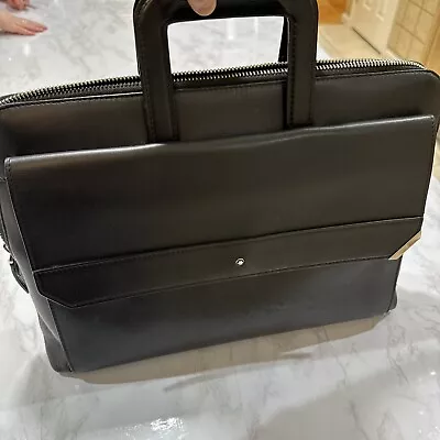 Mont Blanc Sartorial Ultra Slim Document/Computer Case Briefcase Bag • $250