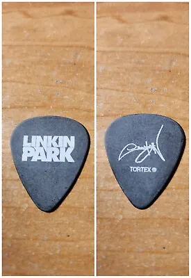 Linkin Park 2007 Minutes To Midnight Tour Joe Hahn Black Band Logo Guitar Pick • $9.99