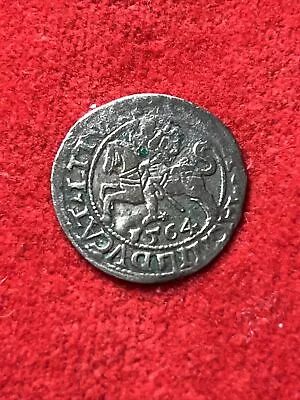 POLAND/Lithuania SIGISMUND II AUGUST  Medieval Silver Coin 1564  1/2 Grosh • $55