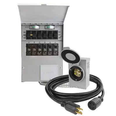 Reliance 306CRK Pro/Tran-2 Indoor 6 Circuit Transfer Switch Kit W/ Meters • $329