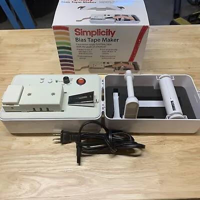 $99.95 • Buy Simplicity 881925 Bias Tape Maker Original Box Nice!