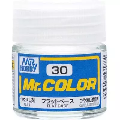 Mr. Hobby Mr. Color Lacquer C030 Clear Flat Base 10ml C30 • $2.69