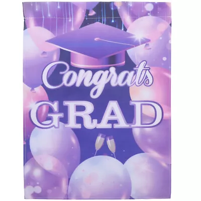  Graduation Flag Garden Flag Decoration Graduation Party Themed Garden Flag • £5.68