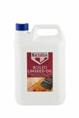 £26 • Buy Bartoline Boiled Linseed Oil Wood Sealer And Protector Natural Sheen 5 Litre 