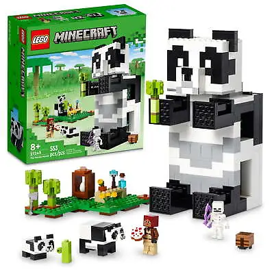 LEGO Minecraft The Panda Haven Toy House With Animals 21245 • $35.99