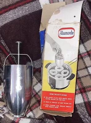 Vintage  Alumode Donut Master Aluminum Donut Maker Original Box • $4.99