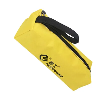 Hardware Garden Tool Outdoor Storage Bag Toolkit Handbag Tidy Case [Yellow] • £6.74