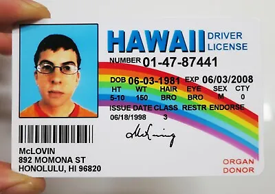 2023 McLovin ID CARD Movie Superbad New Version • $5.99