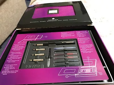 £9.50 • Buy Vintage Parker Vector Calligraphy Set With Multiple Nibsboxed With Instructions