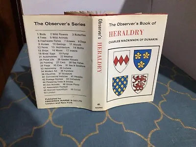 Observers Book Of Heraldry 1972 • £9.99